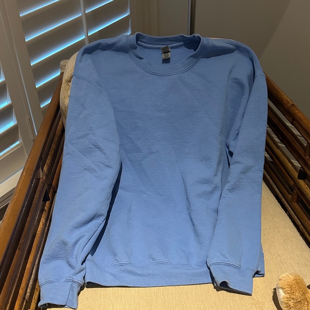 Gildan Crewneck Sweater in Blue